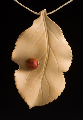 Apple Leaf & Lady Bug