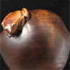 Horse Chestnut with Spring Peeper Neckalce
